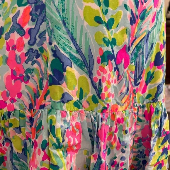 Lilly Pulitzer Multicolor Floral Dress - Picture 6 of 7